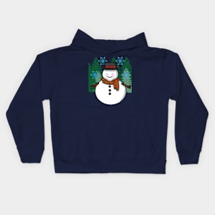 Snow Man Kids Hoodie